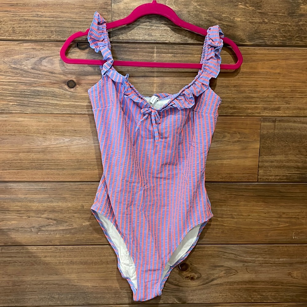 Stripe One-Piece Swimsuit